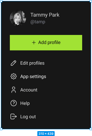 Profile Image Example